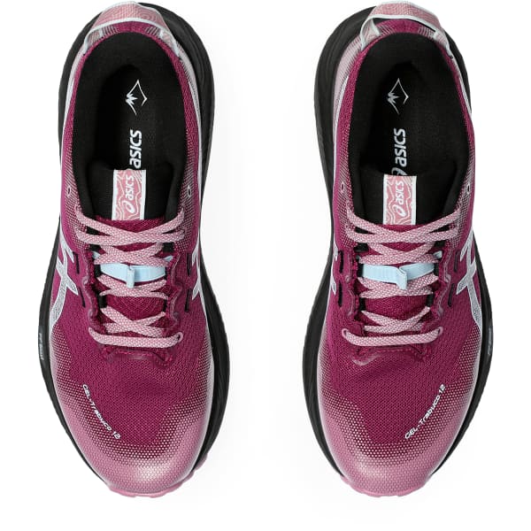 Chaussure trail ASICS GEL-TRABUCO 12 W BLACKBERRY/LIGHT BLUE