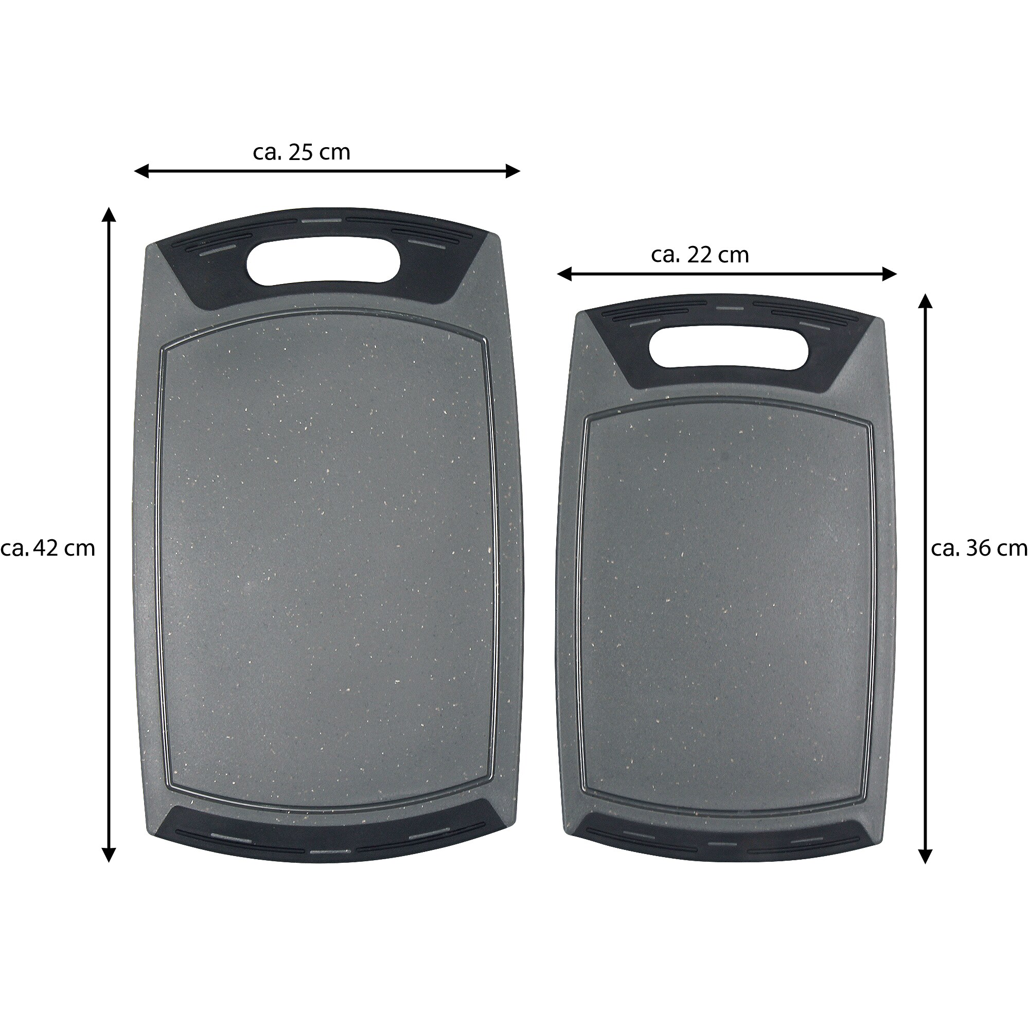 STONELINE® Schneidebrett-Set, 2-tlg.