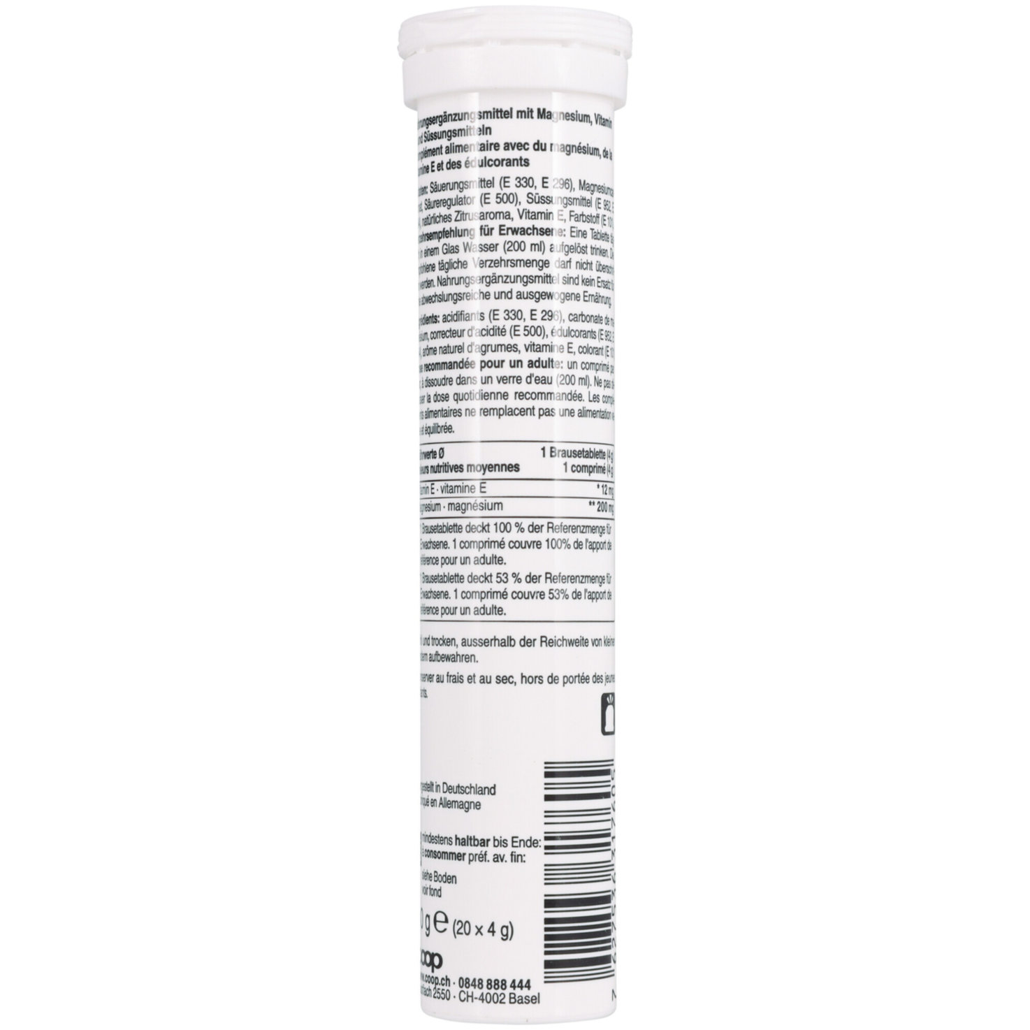 Prix Garantie Magnesium & Vitamin E Brausetabletten 20 Stück