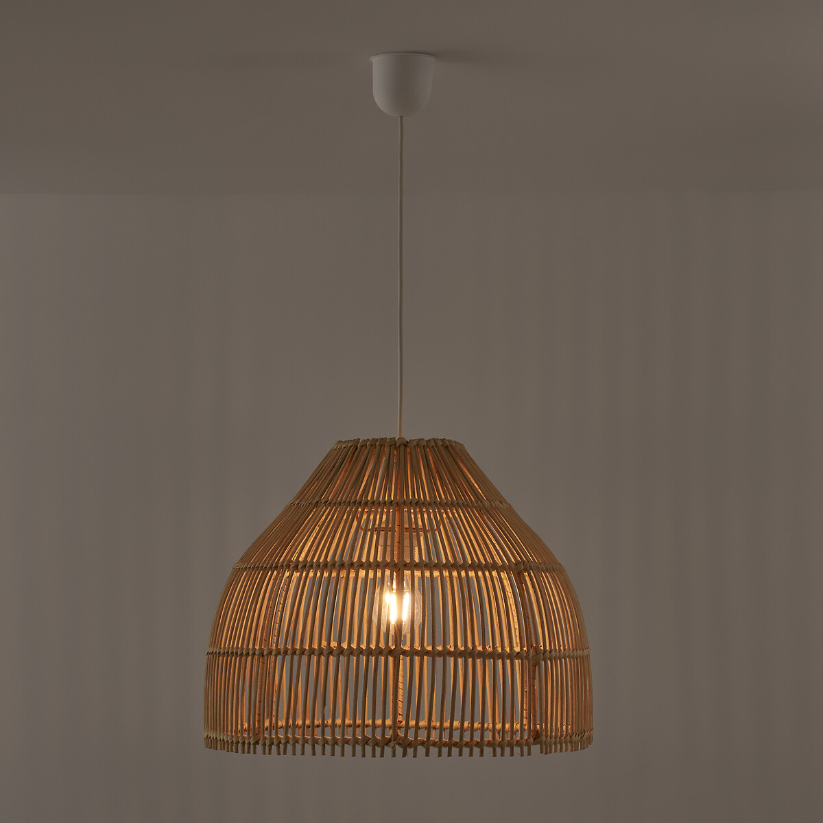 LA REDOUTE INTERIEURS<br>Luminária pendente de rattan Ø42cm, Dankia