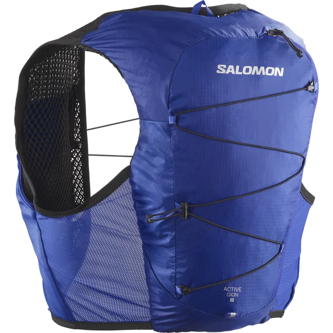 ACTIVE SKIN 8 NO FLASKS  Veste d'hydratation de running unisexe SurfTheWeb/BLACK