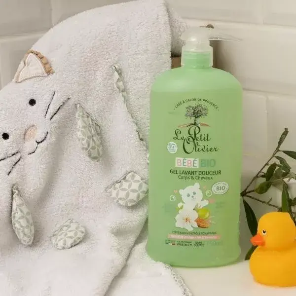 Le Petit Olivier - Gel de Limpeza Suave - Orgânico para Bebê - Desde o Nascimento 750ml