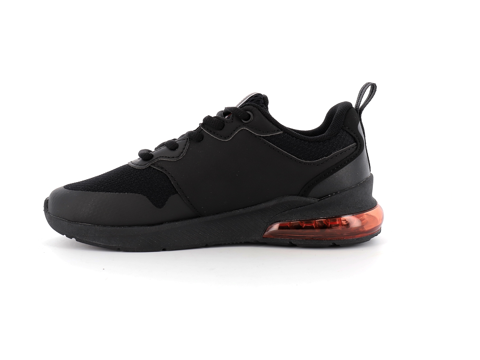 Kappa-33152YW Matières combinées Noir Rouge
