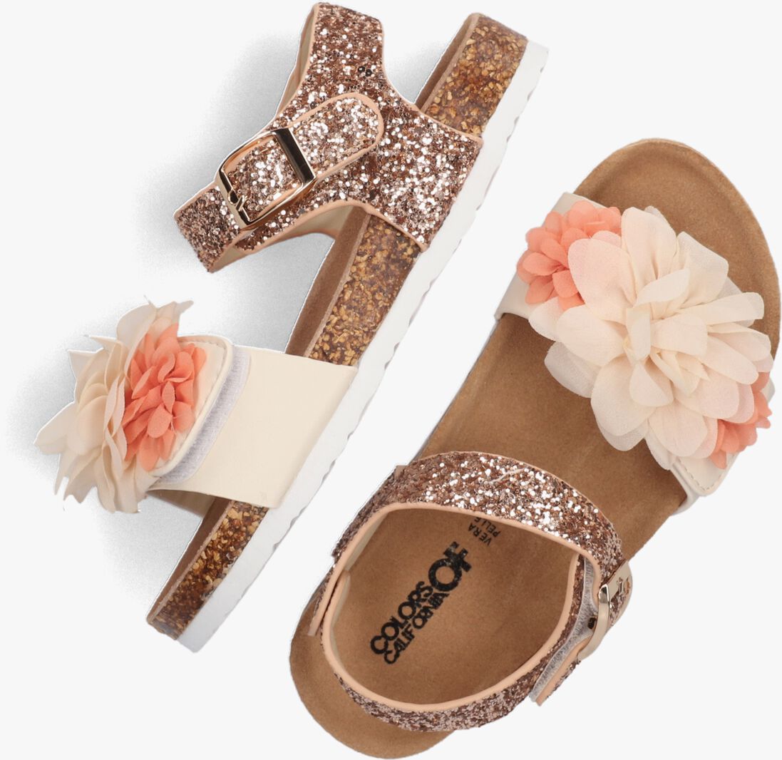 COLORS OF CALIFORNIA roze colors of california sandalen bio glitter sandal with ankle