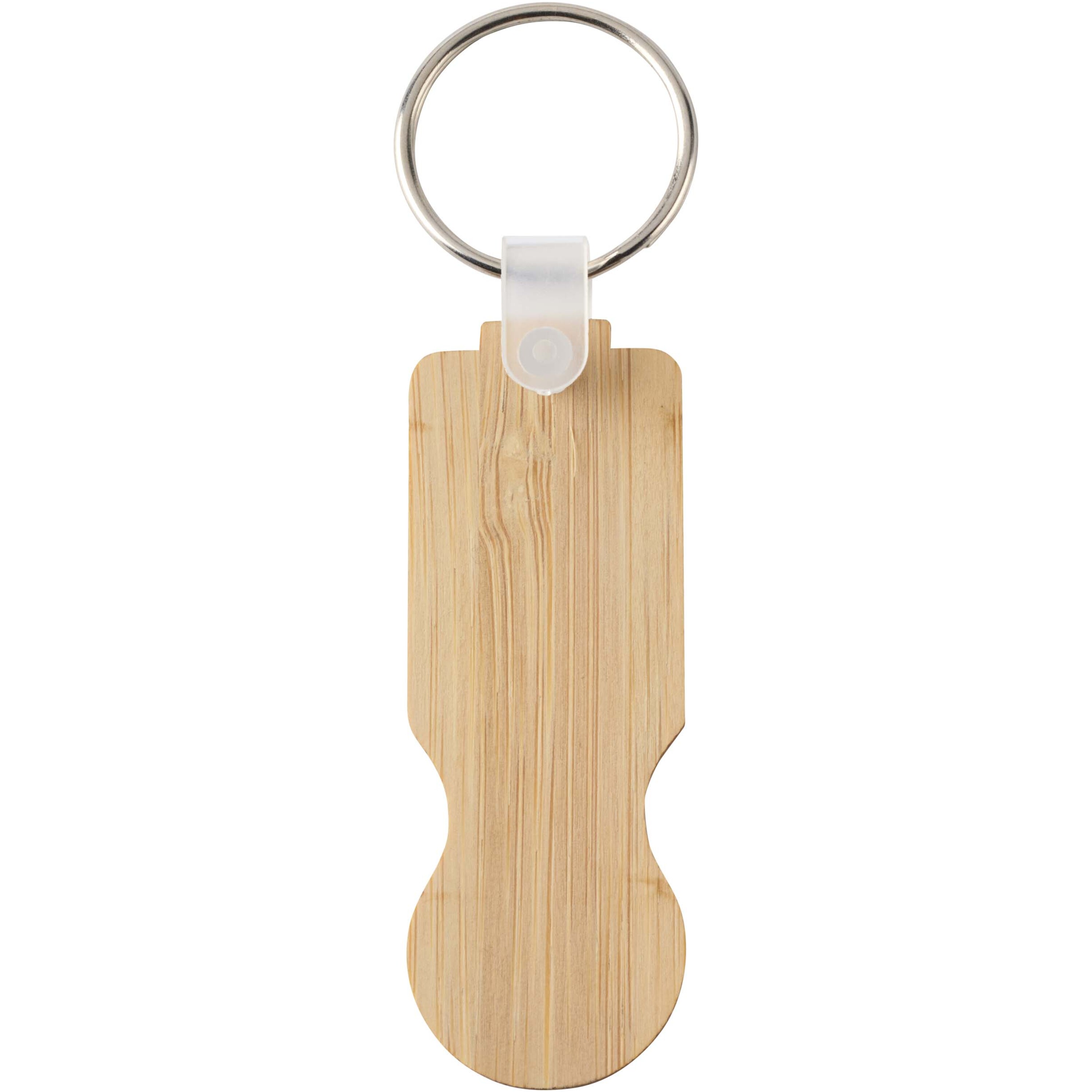 PF Concept 104593 - Porte-clés Ronan en bambou avec jeton pour chariot