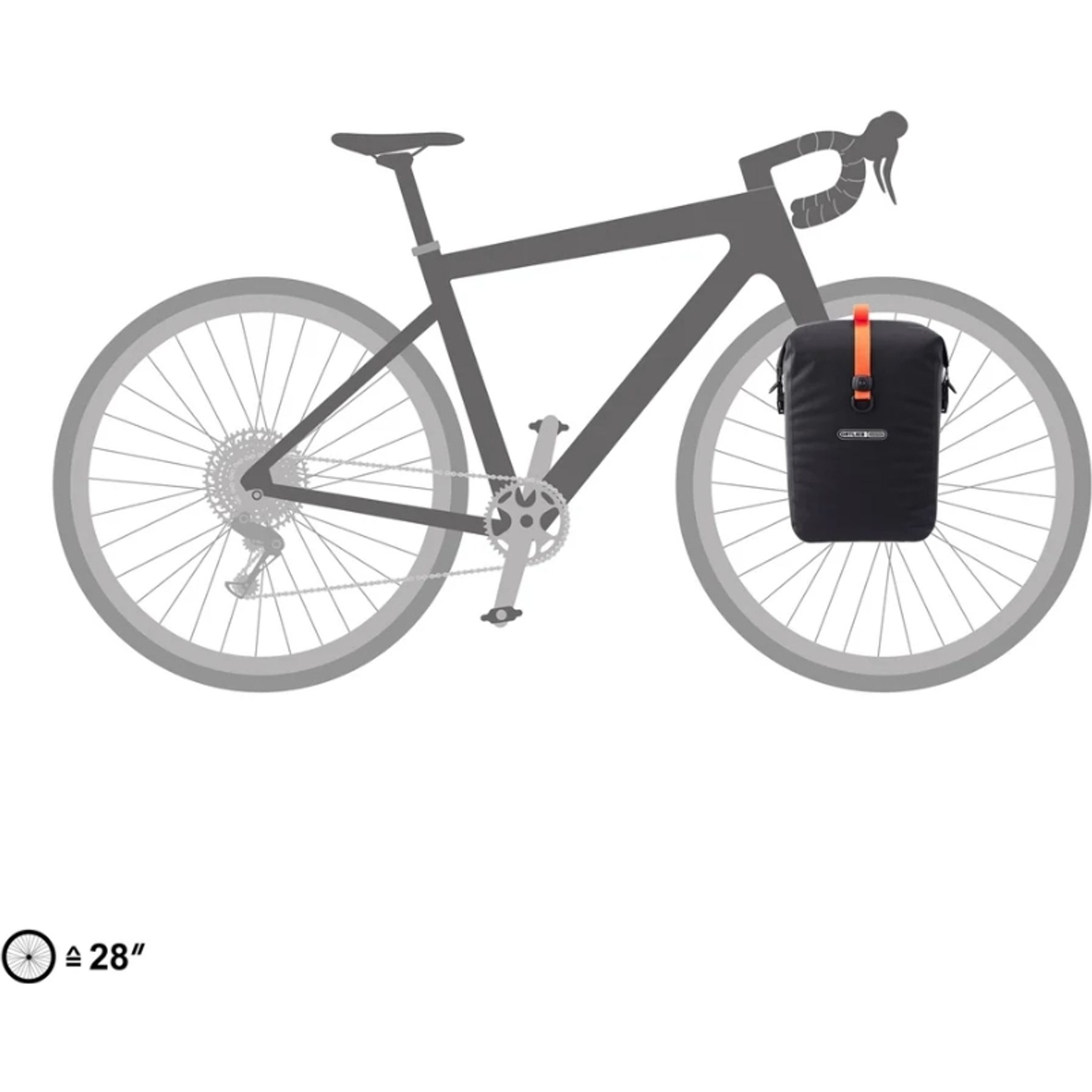 Ortlieb Gravel-Pack Enkele Fietstas