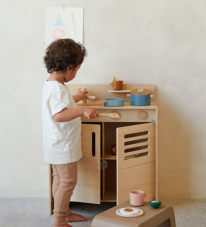 Liewood Legek?kken - Mario Play Kitchen - Natural Wood