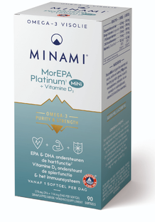 Minami MorEPA Mini Platinum   Vitamine D3 Softgels 90SG