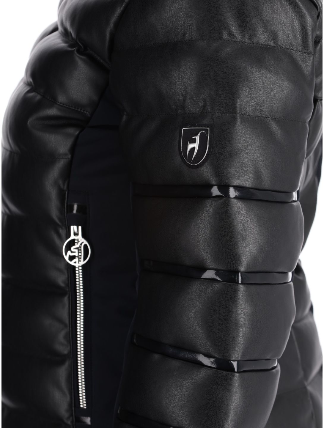 Adele Faux Leather ski-jas dames