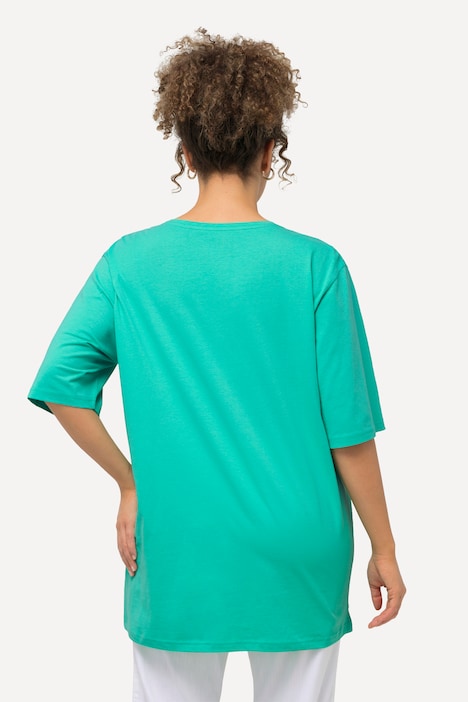 T-Shirt, Rundhalsausschnitt, Relaxed, Halbarm