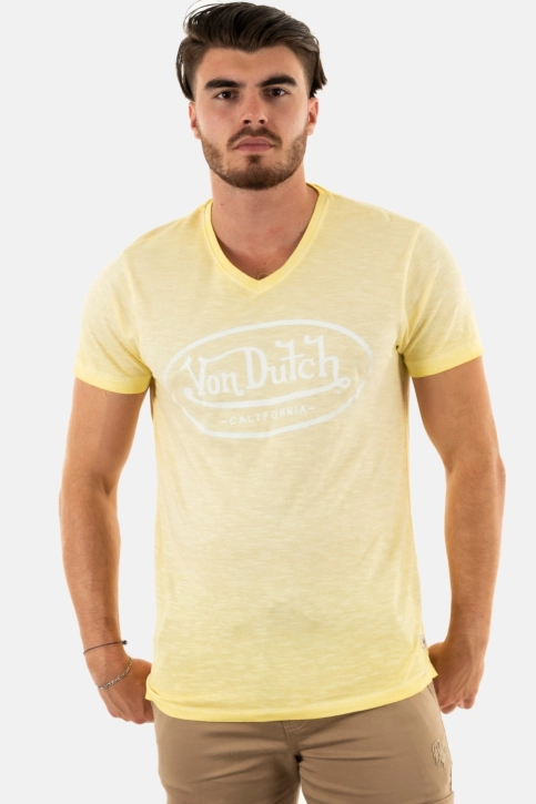 tee shirt von dutch tyron py light yellow