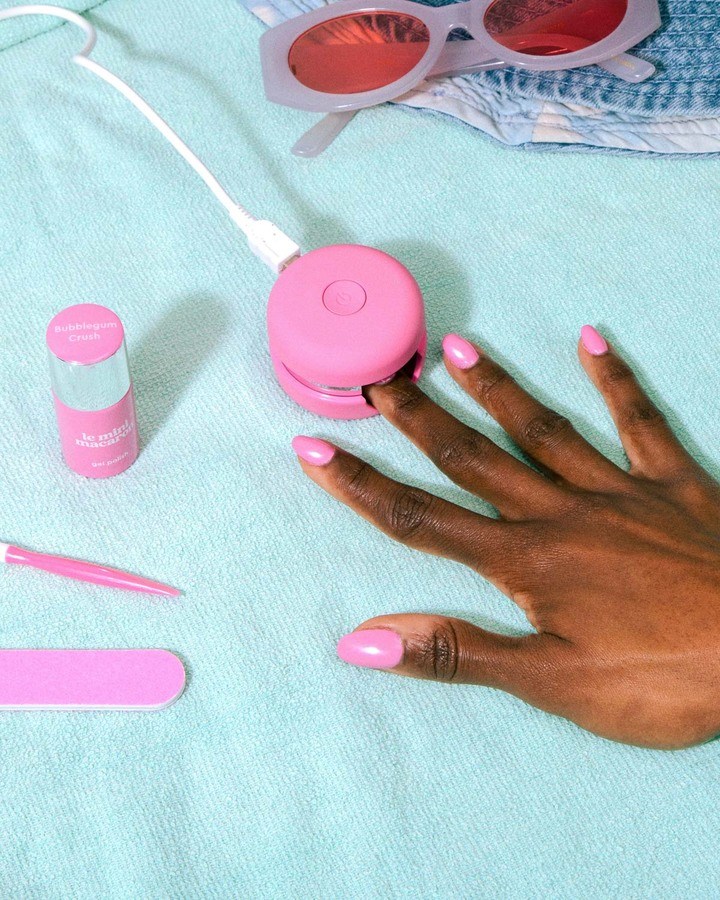 Le Mini Macaron Manicure Kit Bubblegum Crush