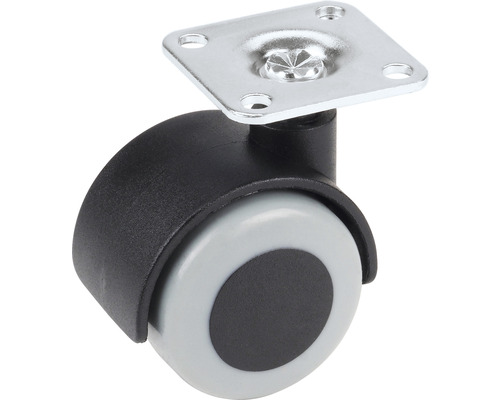 Tarrox transportmaterieel dubbele wielen, tot 30 kg, 40 x 57 x 8 mm