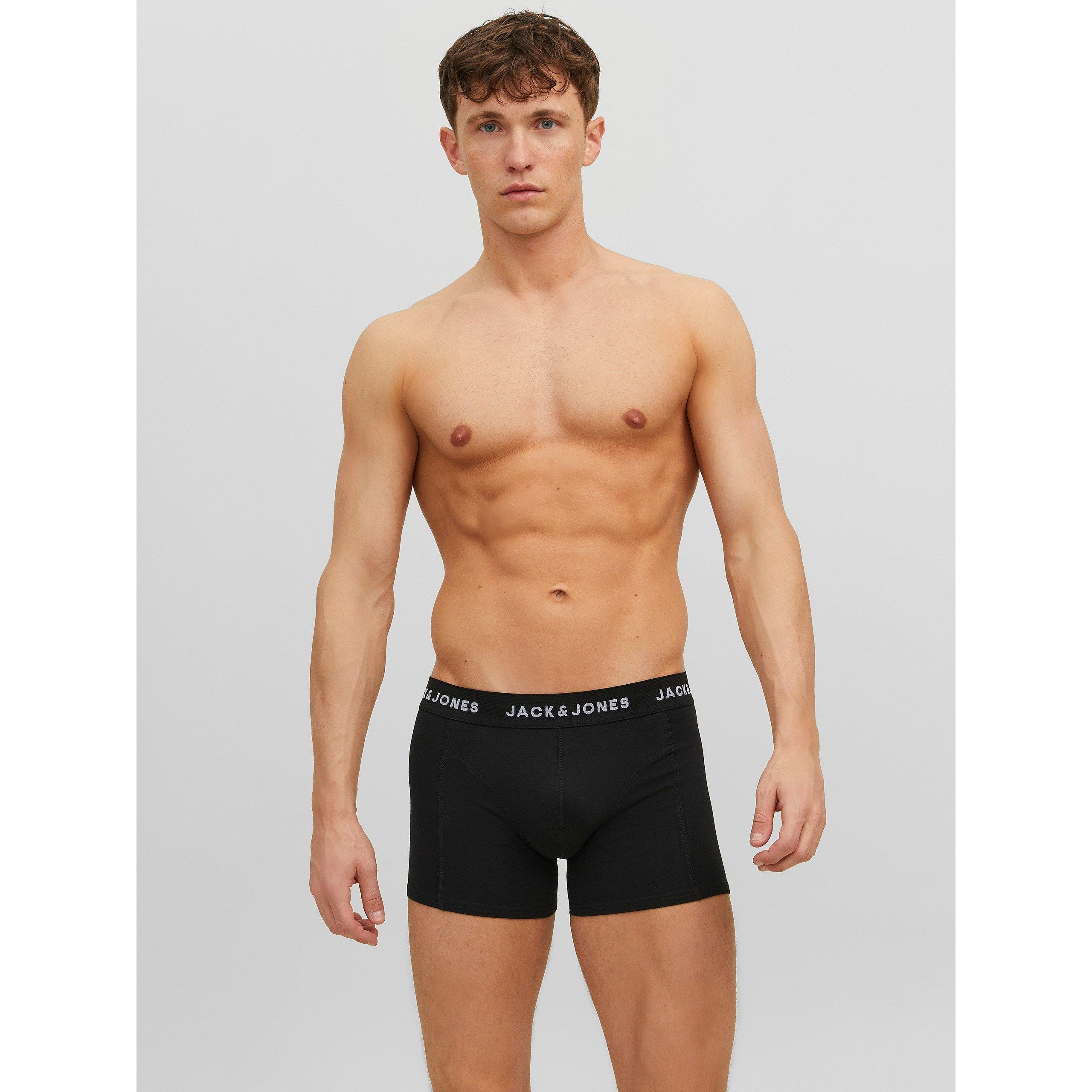 Jack and Jones Anthony 3 Pack Boxer Trunk Mens