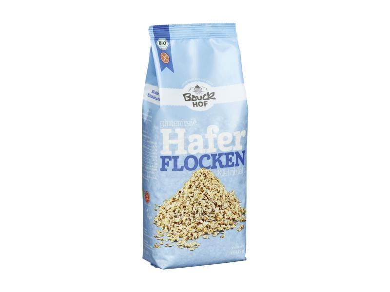 Bauck Mühle Müesli Bio Haferflocken Kleinblatt glutenfrei 4 Glutenfreie Haferflockenmischung