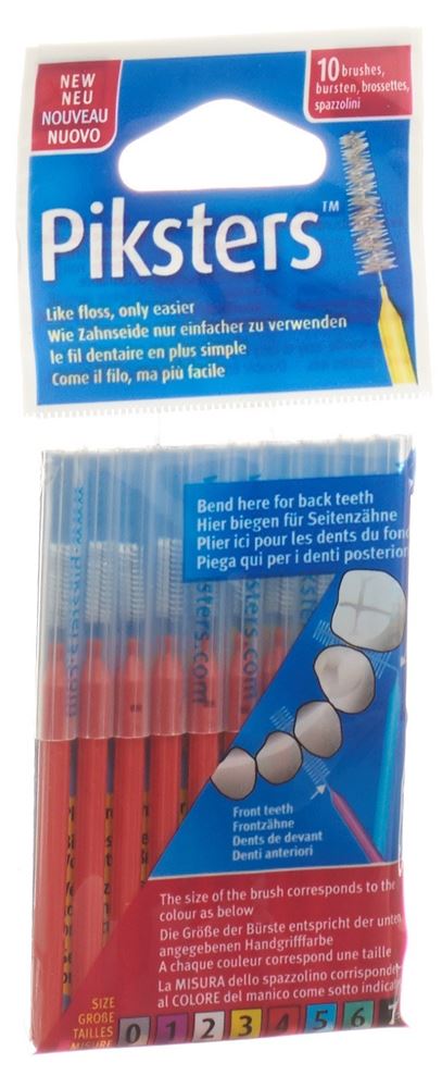 PIKSTERS Interdentalbürstchen<br>10 Stück, 4