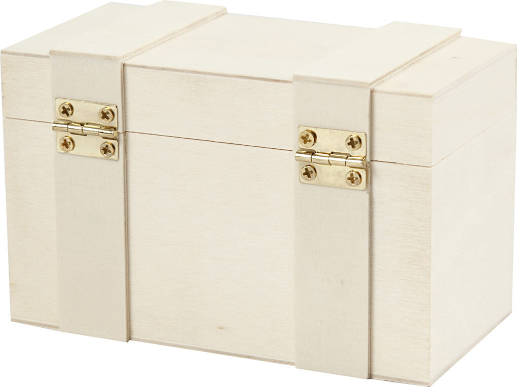 Skattekiste - H 7,5 CM - L 12 CM - B 6 CM - 1 Stk