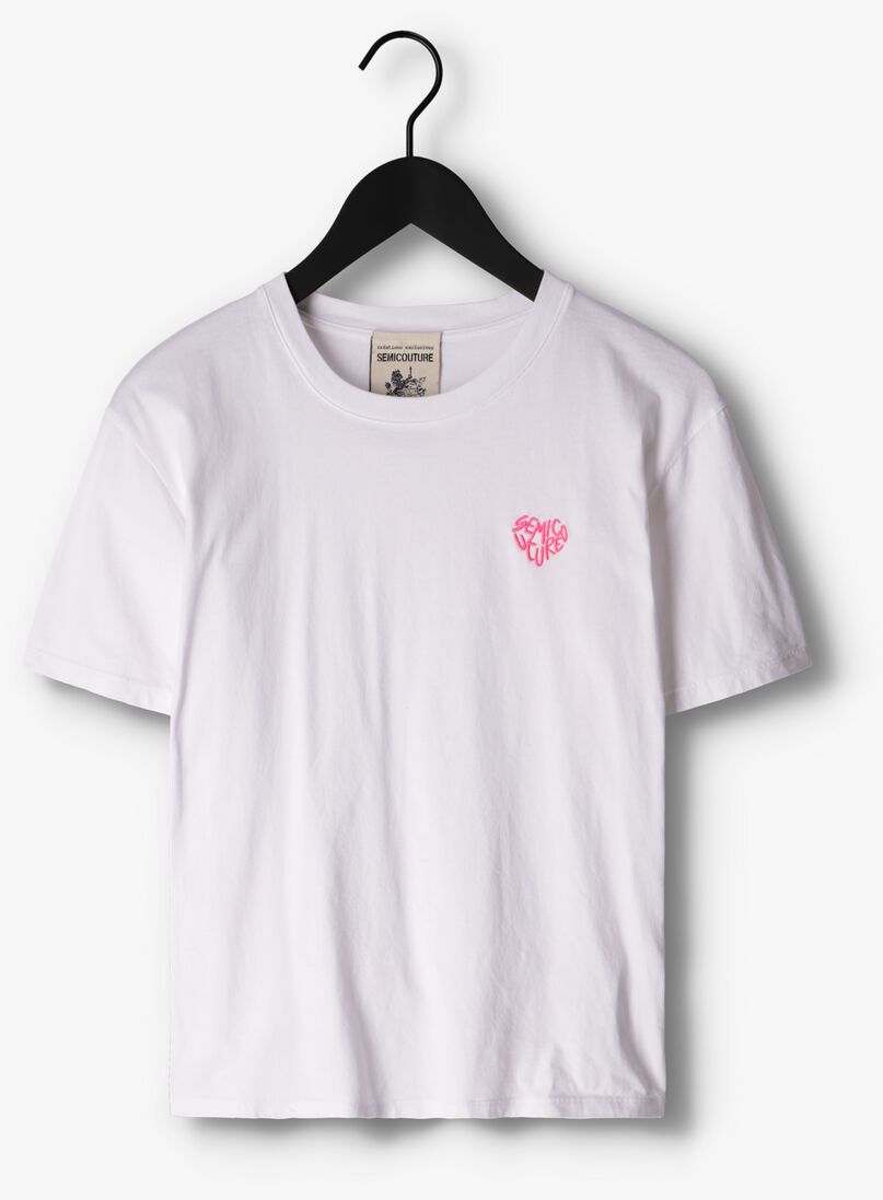 SEMICOUTURE witte semicouture t-shirt xena