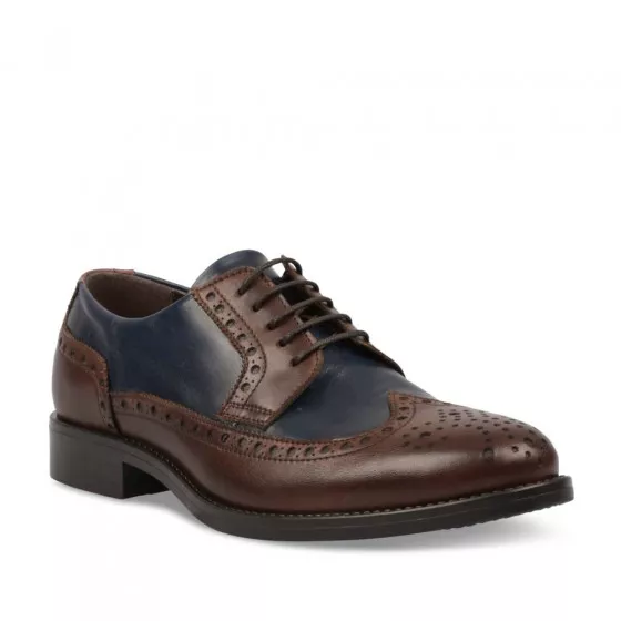 Derbies MARRON B-BLAKE CUIR