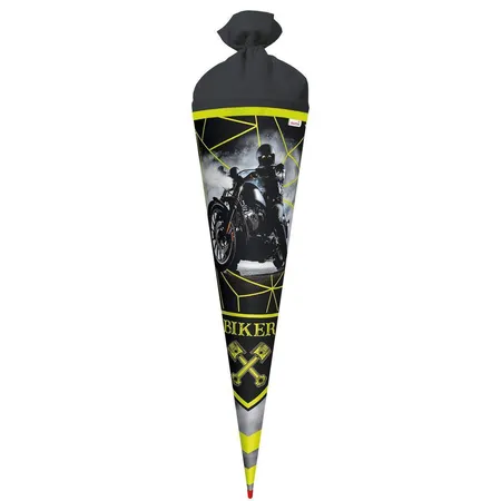 Roth Schultüte 70cm rund Biker