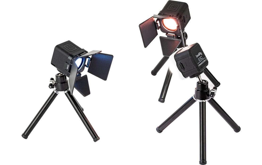 Videoleuchte RM01 Kit<br>Tragbares Mini-LED-Videoleuchten-Kit mit 3 Leuchten
