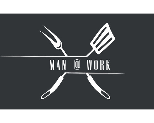 BBQ vloerbeschermingsmat Man at Work 75x120 cm