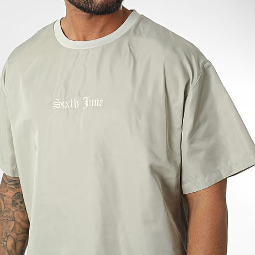 Tee Shirt Oversize Large M22877VTS Vert Clair