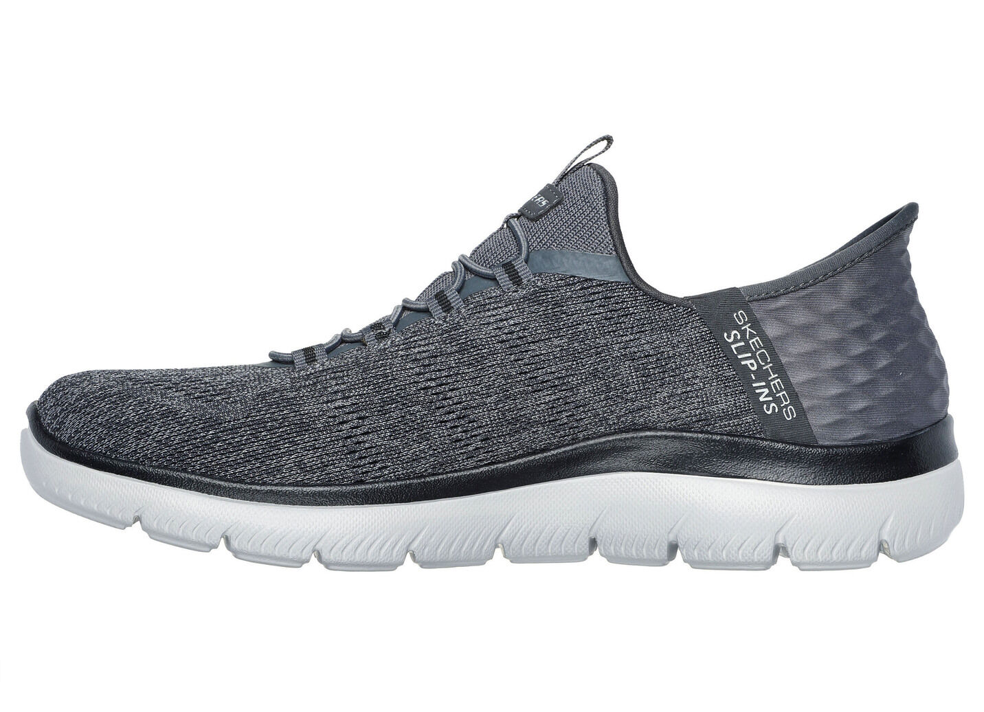 SKECHERS, Herren-Sneaker, mit geformter Slip-Ins Fersenplatte