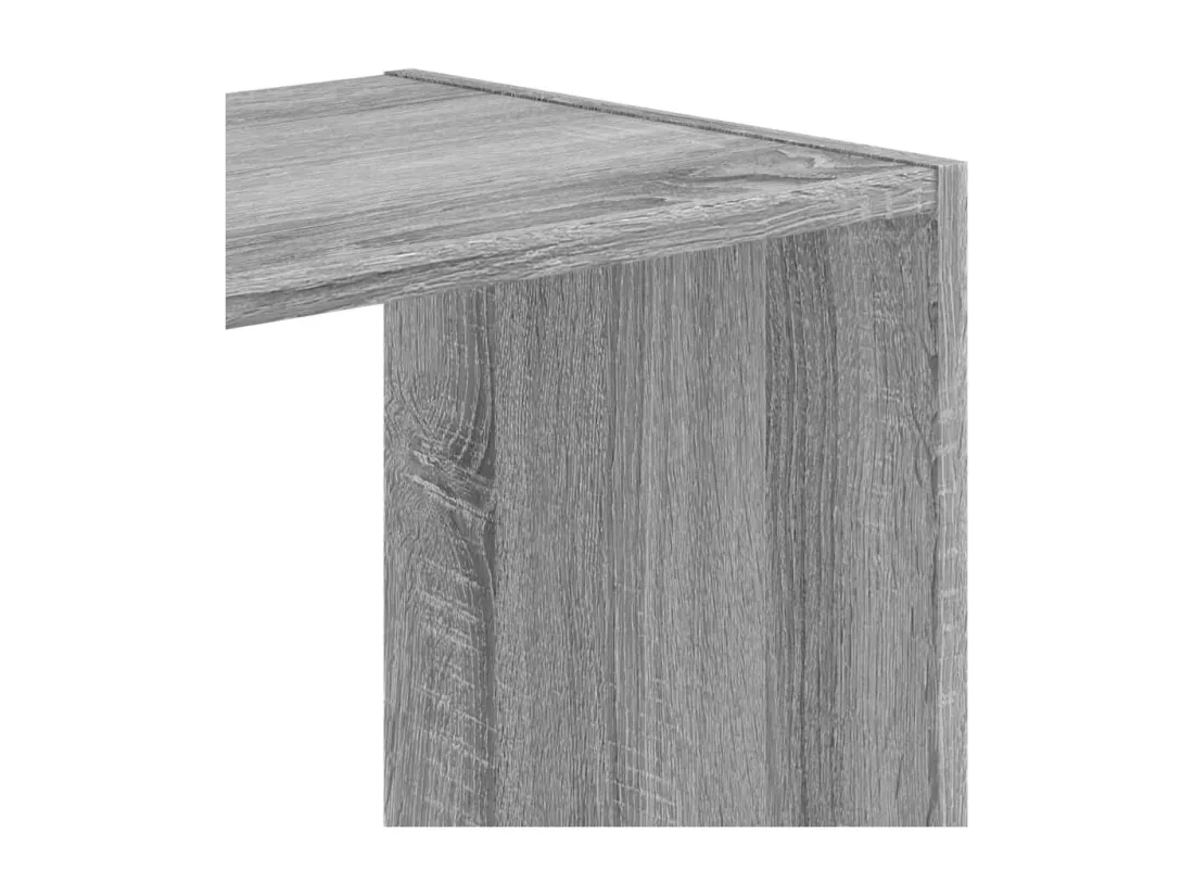Bibliothèque sonoma gris 68,5x32x75 cm bois d'ingénierie