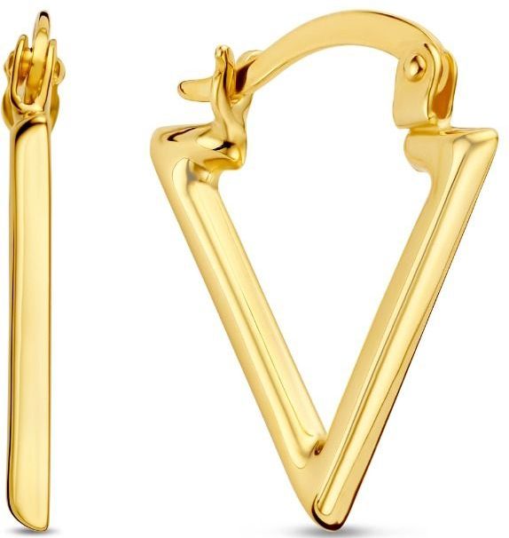 Beloro Jewels - Della Spiga - Dames Oorringen - Goud - 9 Karaat