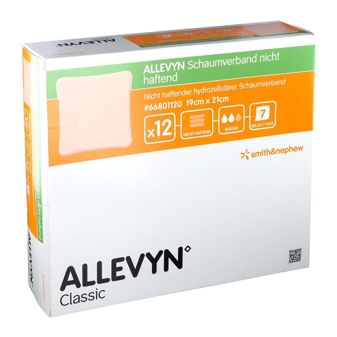 ALLEVYN® Schaumverband nicht haftend 19 x 21 cm