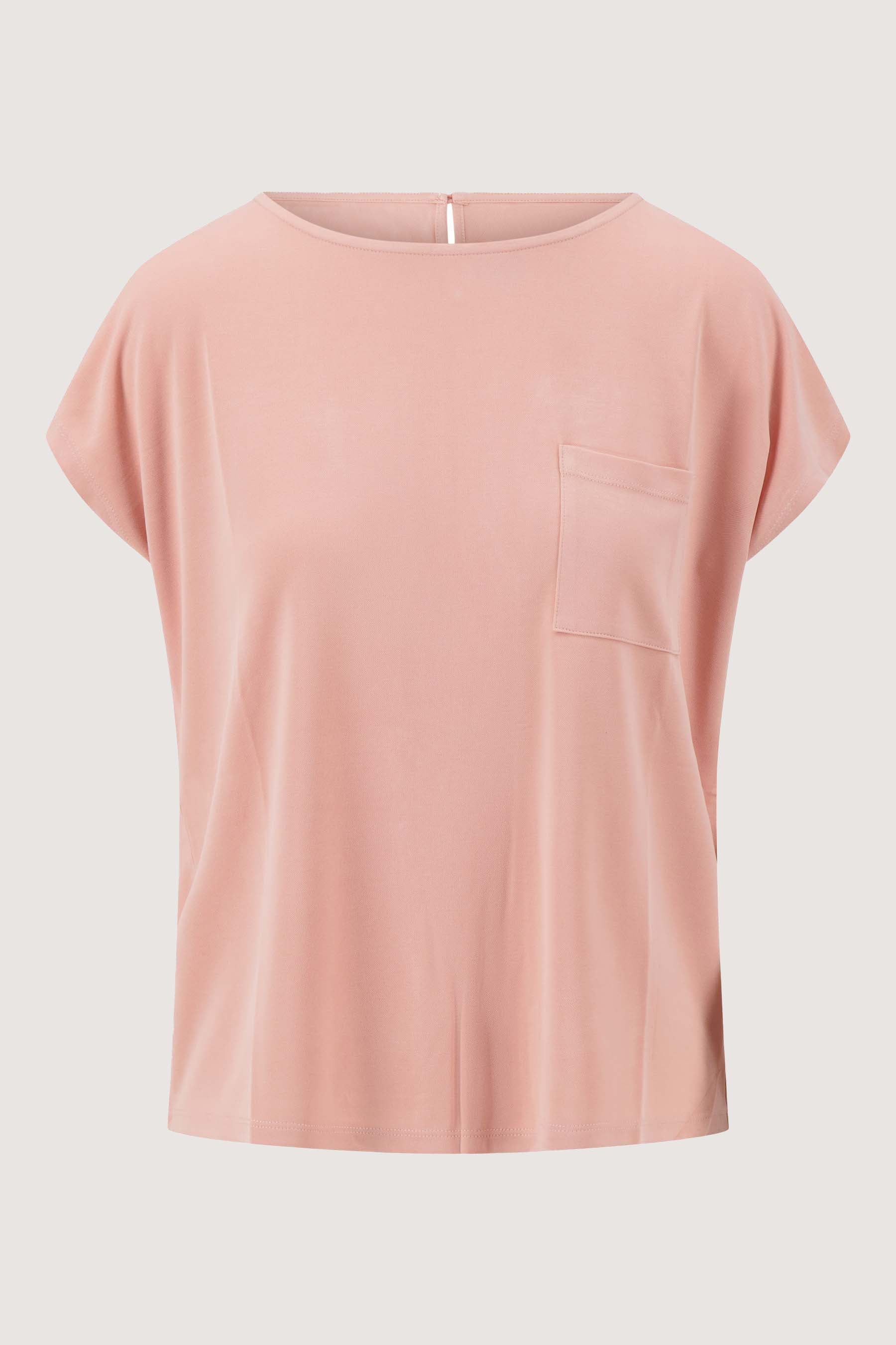 top met boothals met borduur