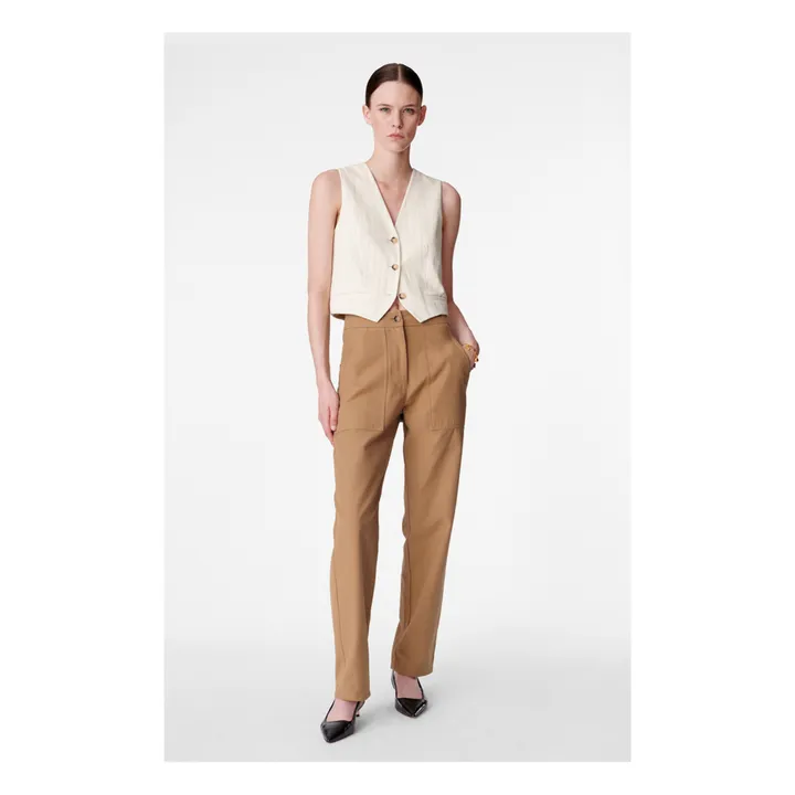 Vanessa Bruno Pantalon Droit Magnus | Beige