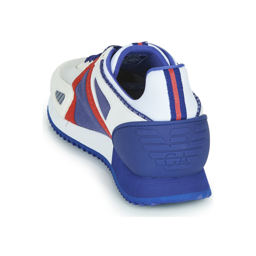 Emporio Armani EA7 - SAPONI - Blanc / Bleu / Rouge