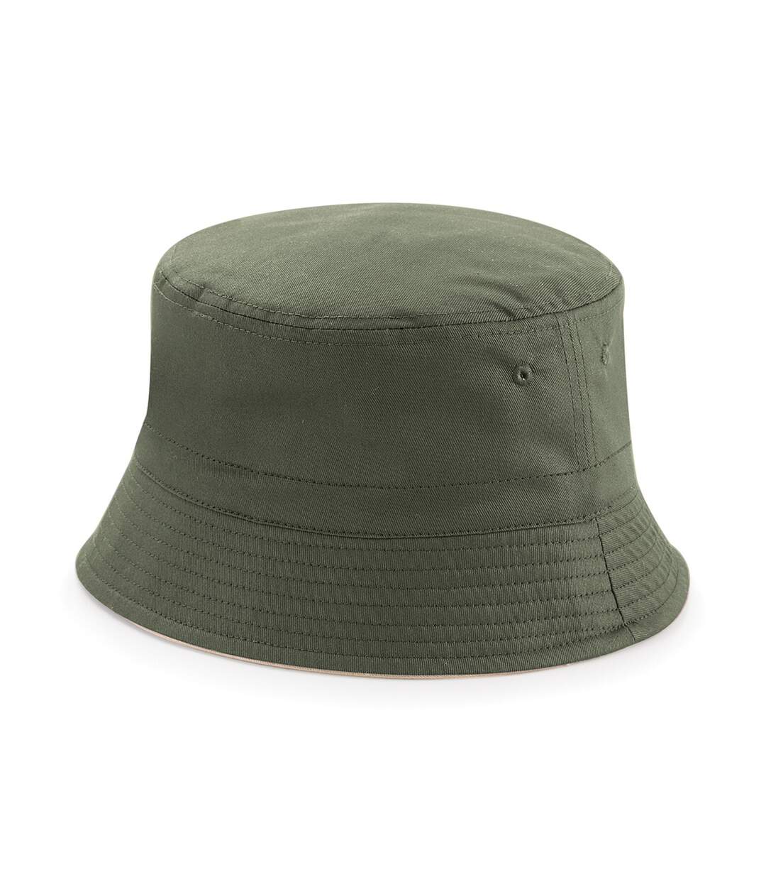 Beechfield - Bob réversible - Adulte unisexe (Vert olive/Pierre) - UTRW4070