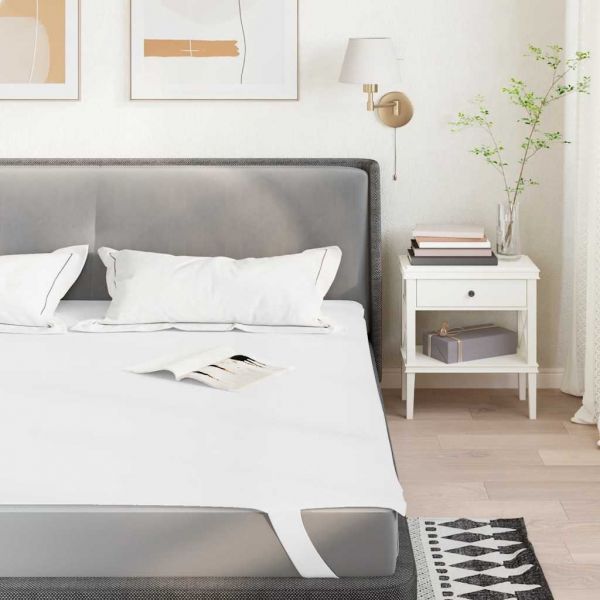 vidaXL Protetor de Colchão Impermeável 140x190 cm Branco - 3815183157