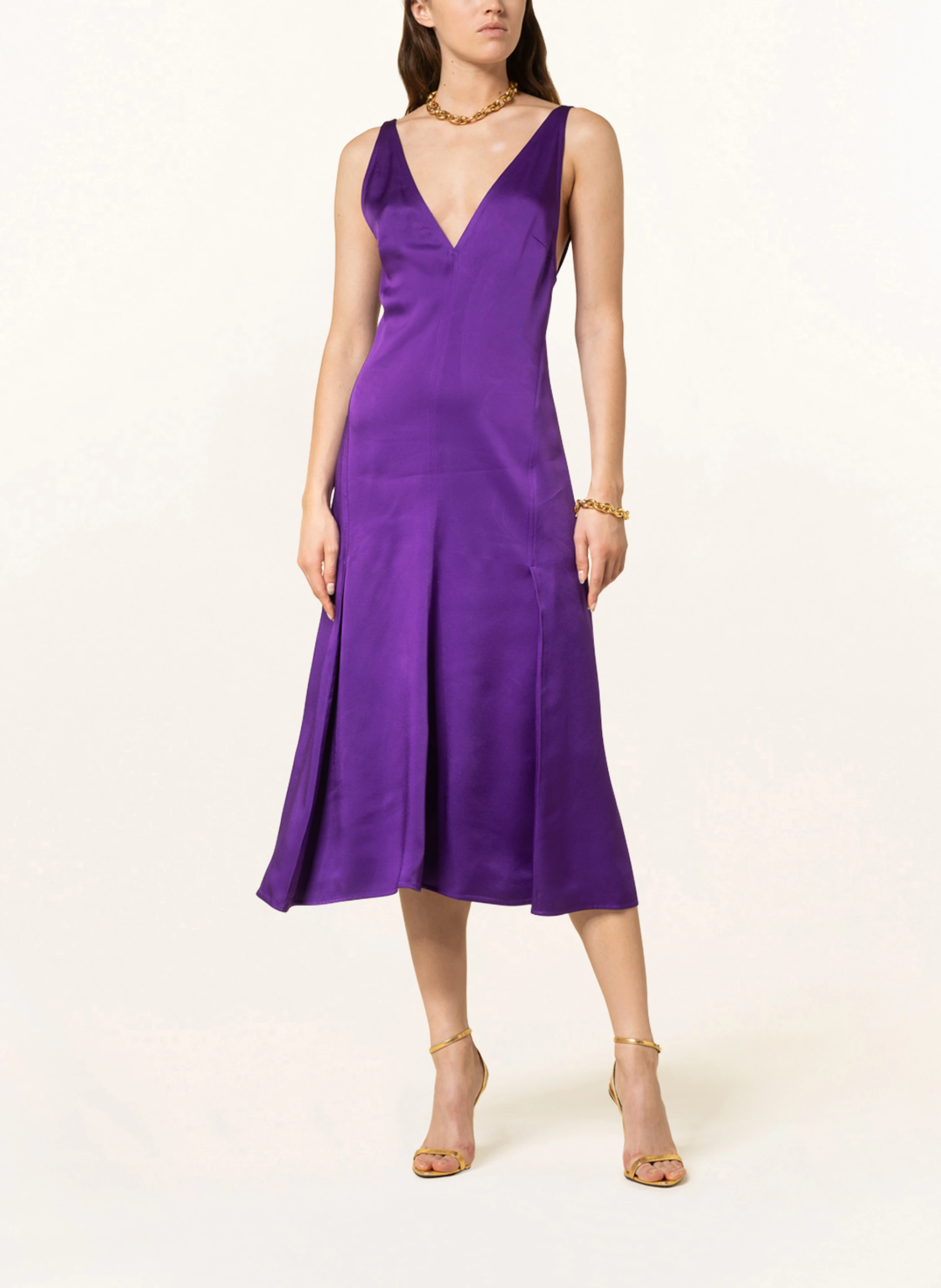 VICTORIA BECKHAM Satinkleid