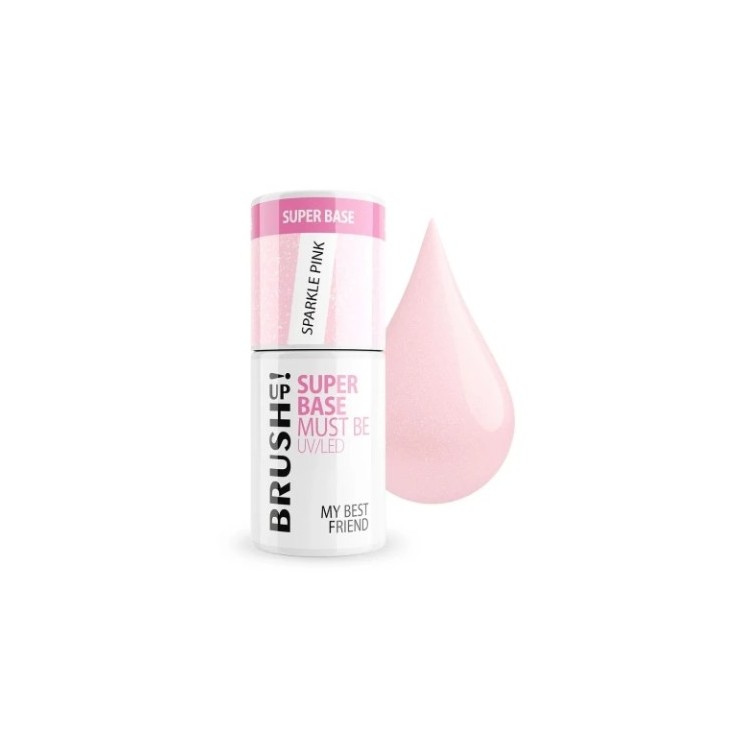 BrushUp! Super Base Must Be Hybrid-Basis Sparkle Pink 5 g