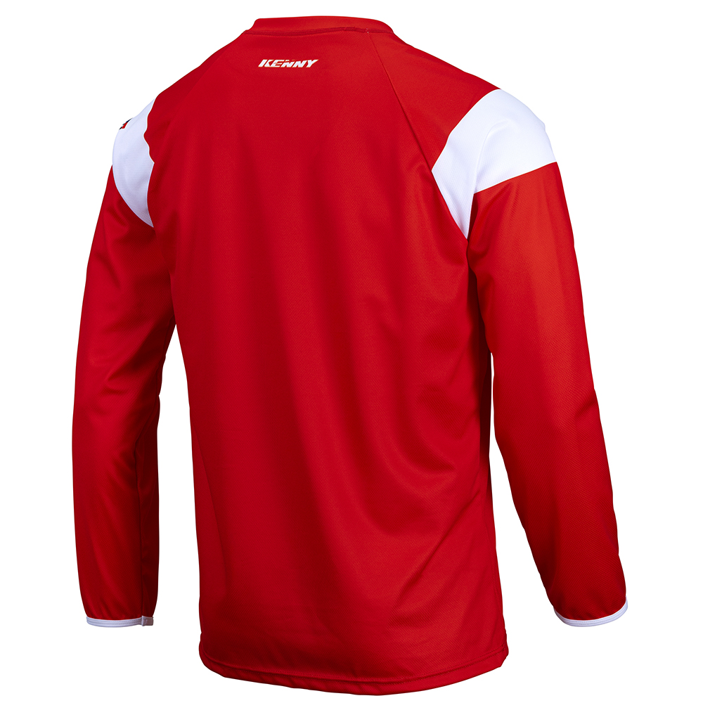 Kenny - Maillot Track Raw - 2022 Rouge / Blanc