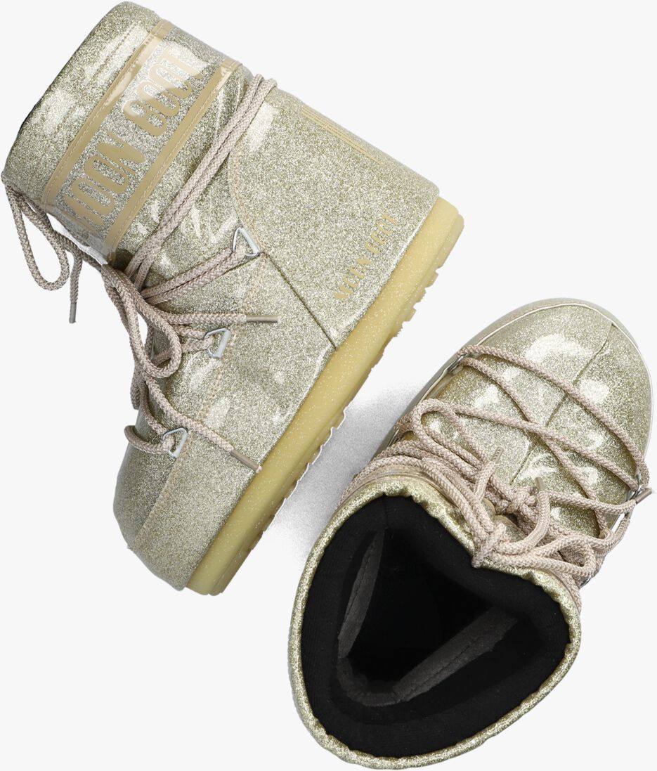 MOON BOOT gouden moon boot  icon low glitter