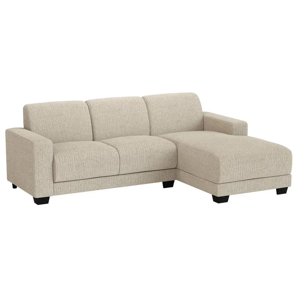 Bank Aberdeen met chaise longue rechts - Kansas - crème