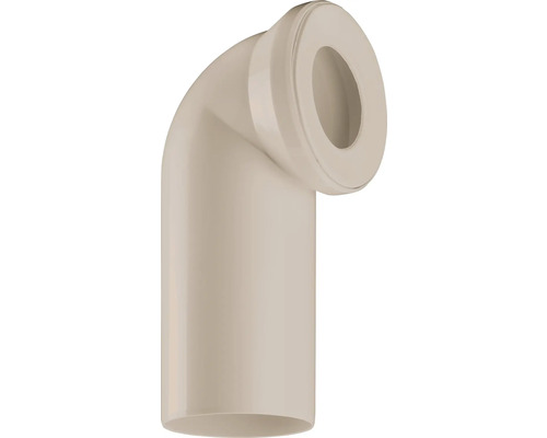 Toiletaansluitbocht 90°, beige