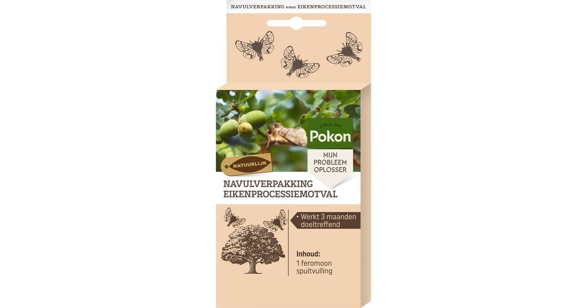 PokonEikenprocessiemotval navulverpakking insecticide