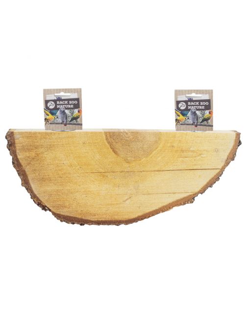 Back Zoo Nature Houten Plateau Halfrond - Vogelaccessoires - ca. 35 cm