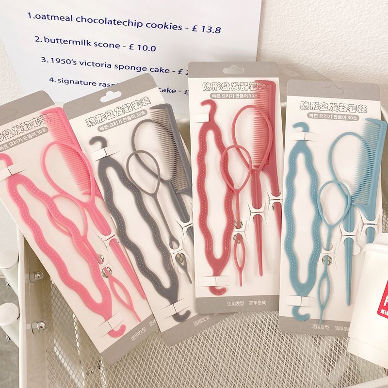 Shinto - Set van 4: Plastic haarstylingtool