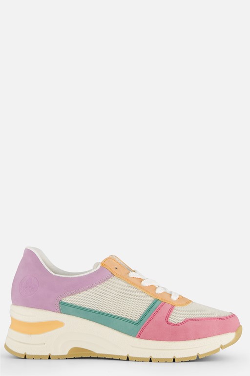 Rieker Libelle Sneakers roze Textiel