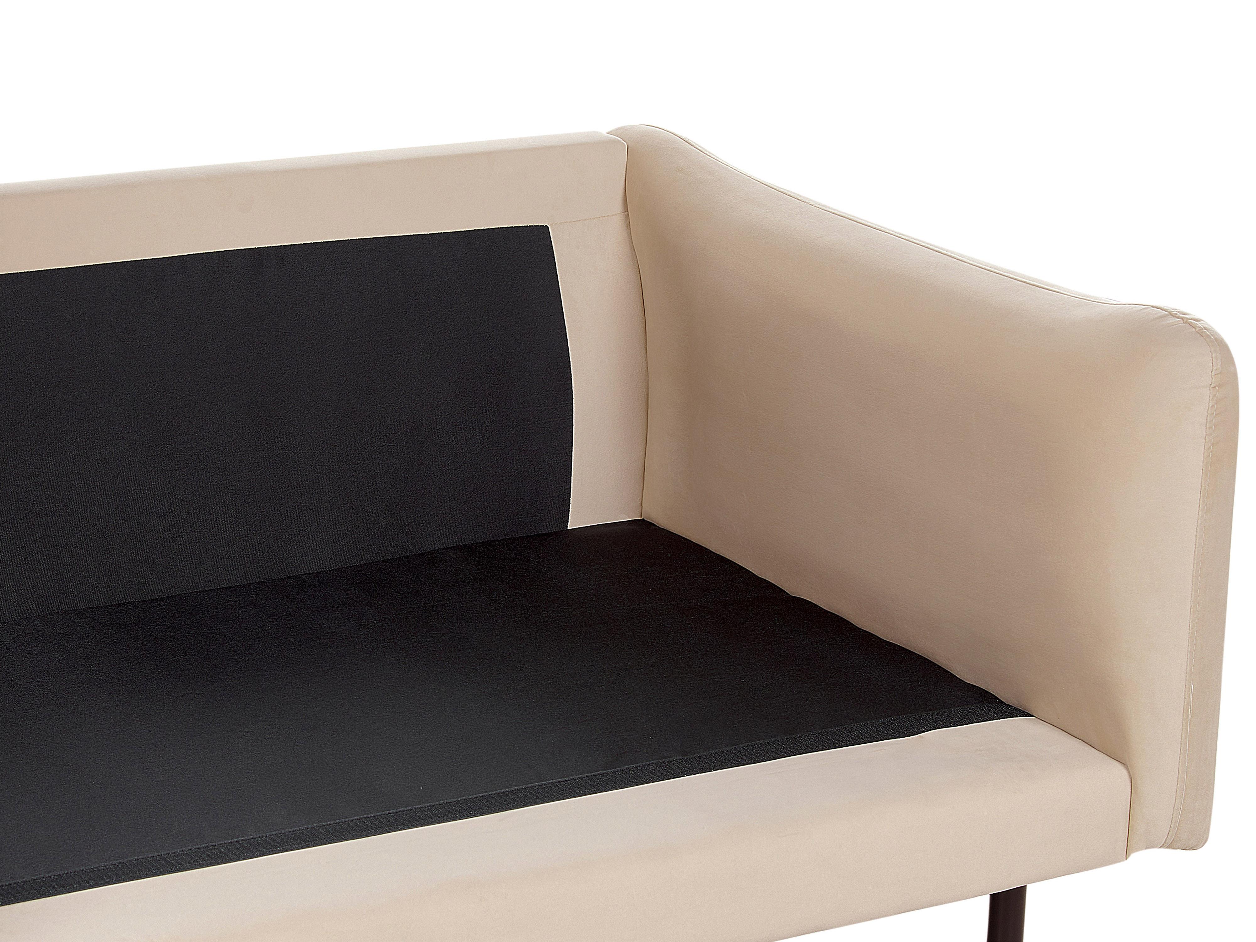 Bank 3-zits VINTERBRO Fluweel Beige