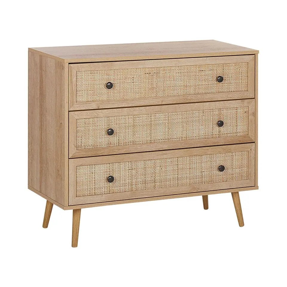 PONCA - Commode - Lichte houtkleur - Vezelplaat