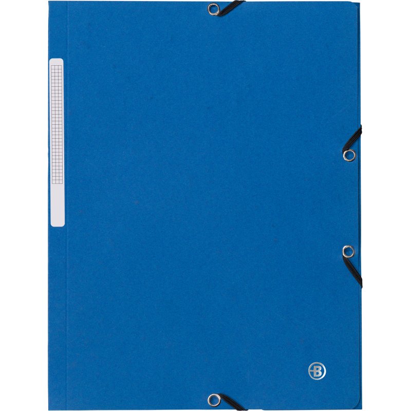 Chemise à élastique 3 rabats carte Bruneau 24 x 32 cm dos 2 cm couleur