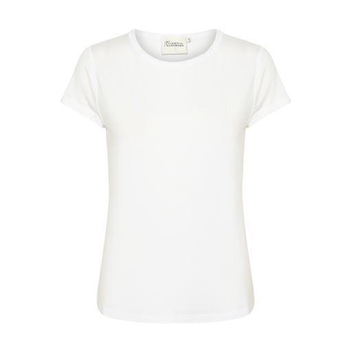My Essential Wardrobe 16 The Modal Tee T-shirt, Bright White, S
